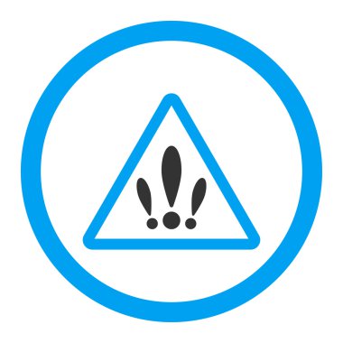 Birden fazla sorun yuvarlak vektör simgesi