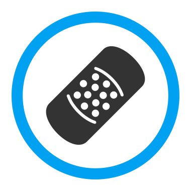 Yama yuvarlak vektör simgesi