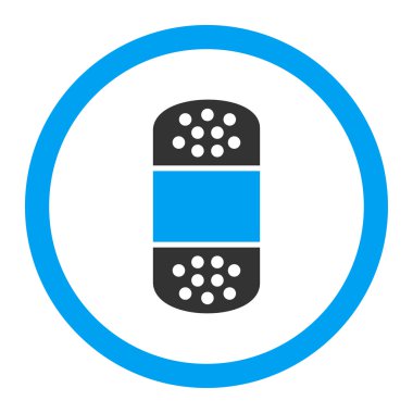 Yuvarlak vektör simge alçı