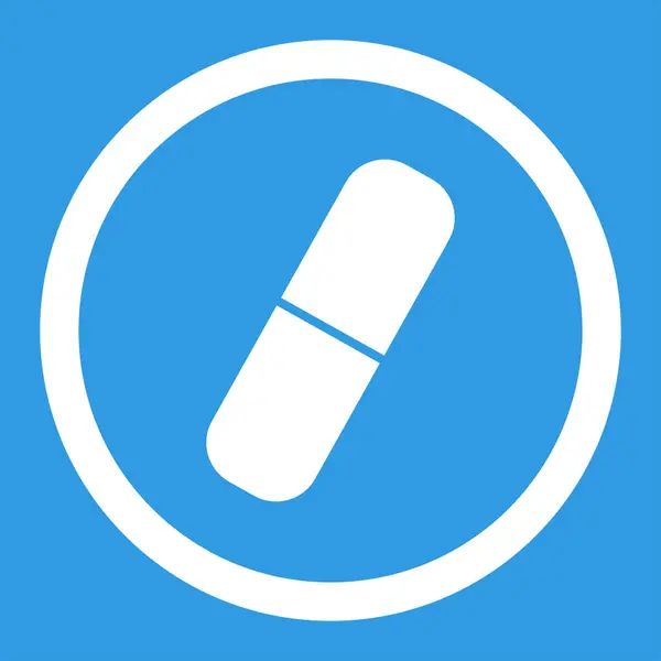 Capsule afgeronde Vector Icon — Stockvector