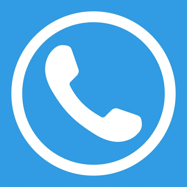 Receptor de telefone Rounded Vector Icon — Vetor de Stock