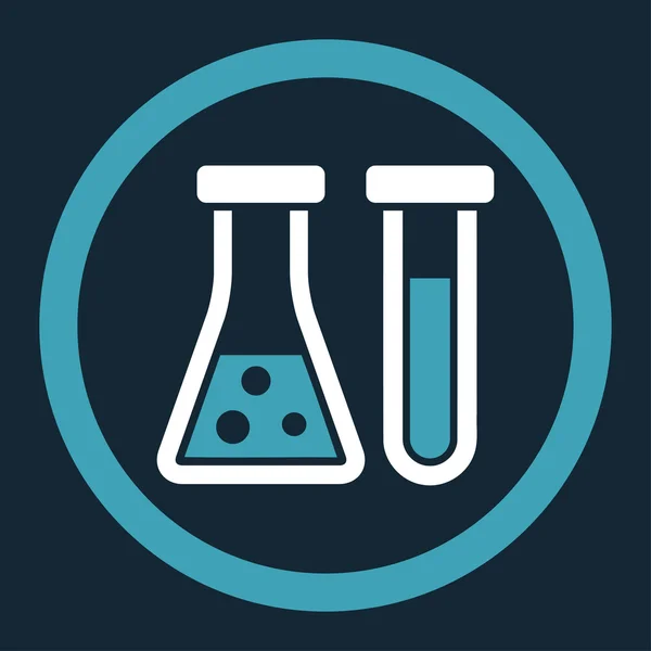 Chemistry Rounded Vector Icon — Stock Vector