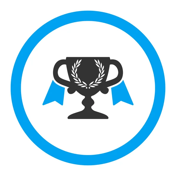 Award Cup afgeronde Vector Icon — Stockvector