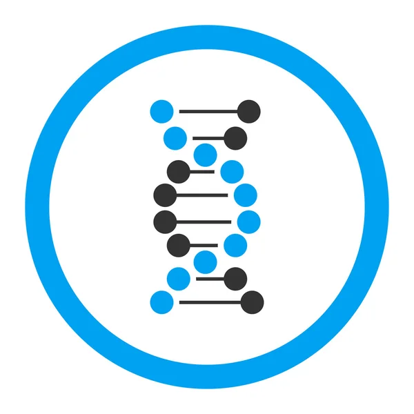 Icône vectorielle arrondie d'ADN — Image vectorielle