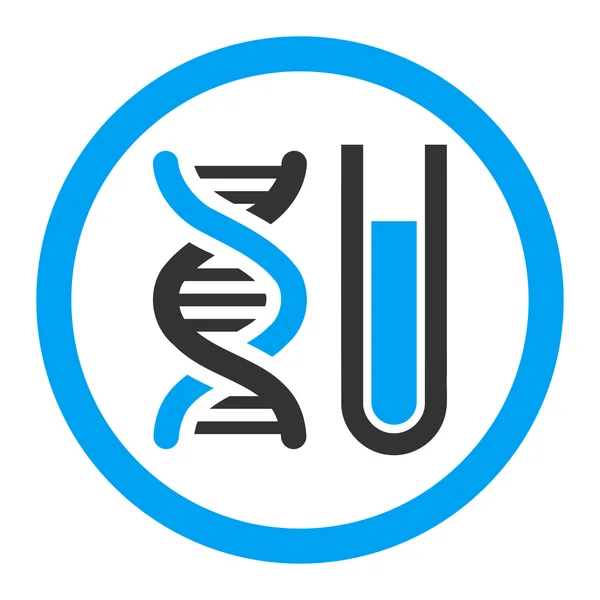 Genetic Analysis Rounded Vector Icon — Stock Vector