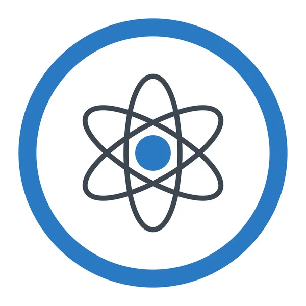 Atom 丸みを帯びたベクトル アイコン — ストックベクタ