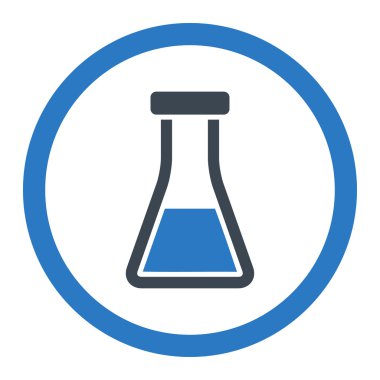 Şişesi yuvarlak vektör simgesi