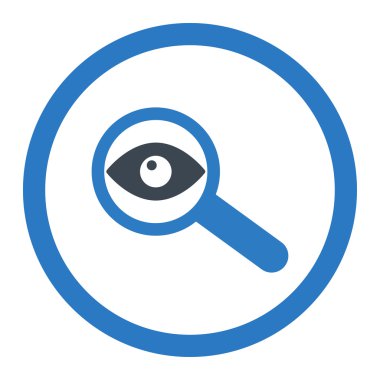 Yuvarlak vektör simge araştırmak