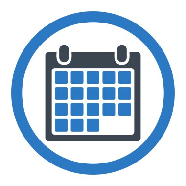 Ay yuvarlak vektör simgesi