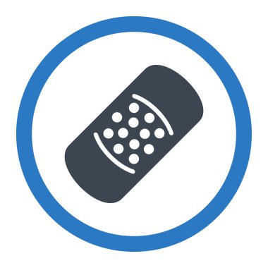 Yama yuvarlak vektör simgesi