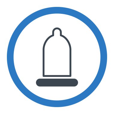 Koruyucu yuvarlak vektör simgesi