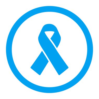 Vektör simge dayanışma şerit yuvarlak