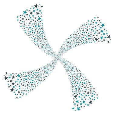 Havai fişek yıldız girdap