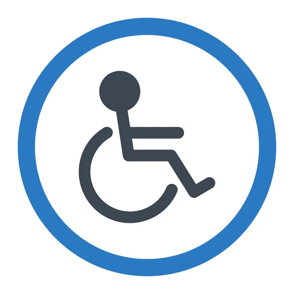 Символ округлых векторов инвалидов — стоковый вектор