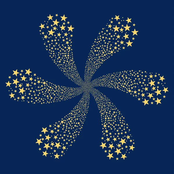 Feu d'artifice Star Flower — Image vectorielle