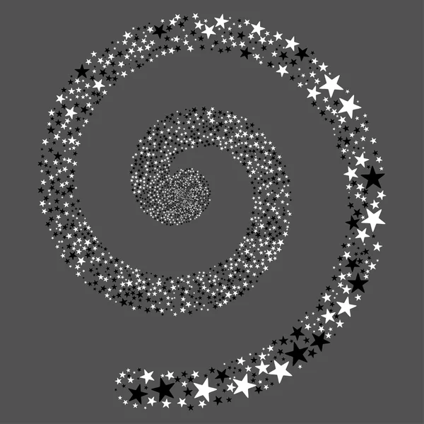 烟花星螺旋 — 图库矢量图片