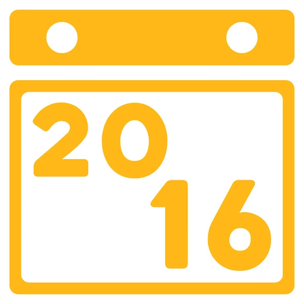 Icono del Plan 2016 —  Fotos de Stock