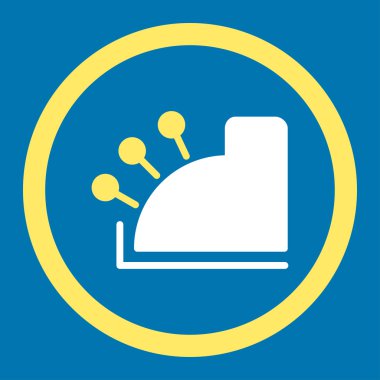 Para yuvarlak vektör simgesi