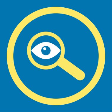 Yuvarlak vektör simge araştırmak