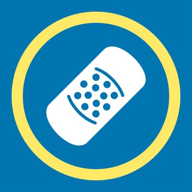 Yama yuvarlak vektör simgesi