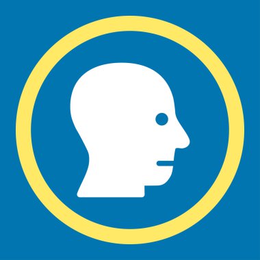 Hasta başı yuvarlatılmış vektör simgesi