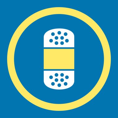 Yuvarlak vektör simge alçı