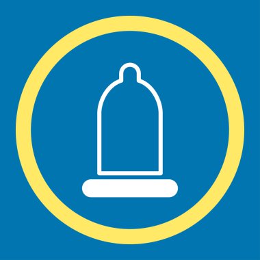 Koruyucu yuvarlak vektör simgesi