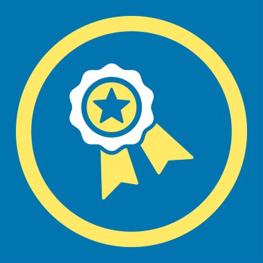 Kalite mühür vektör simge yuvarlak