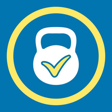 Geçerli yığın vektör simge yuvarlak