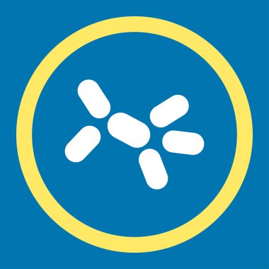 Maya yuvarlak vektör simgesi