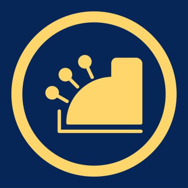 Para yuvarlak vektör simgesi