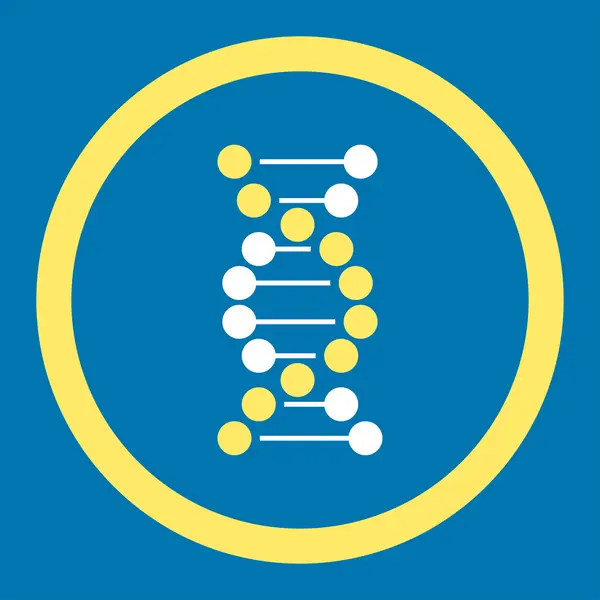 Icône vectorielle arrondie d'ADN — Image vectorielle