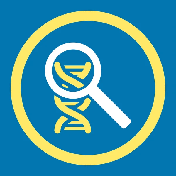 Explora el ícono vectorial redondeado de ADN — Vector de stock