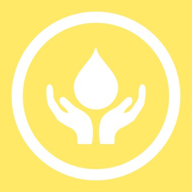 Kan bağışı yuvarlak vektör simgesi