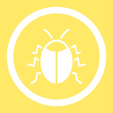 Hata yuvarlak vektör simgesi