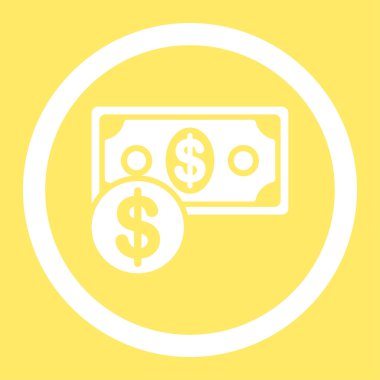 Nakit yuvarlak vektör simgesi