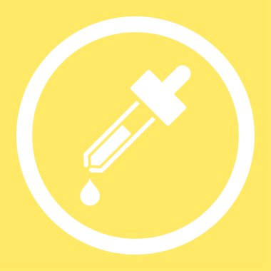 Damlalık yuvarlak vektör simgesi