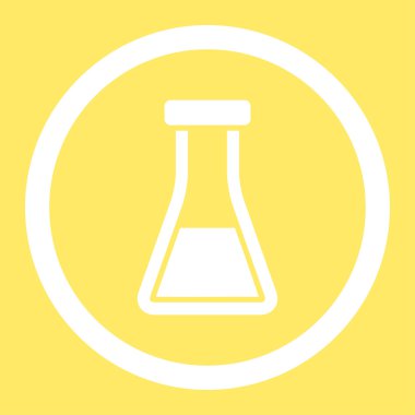 Şişesi yuvarlak vektör simgesi