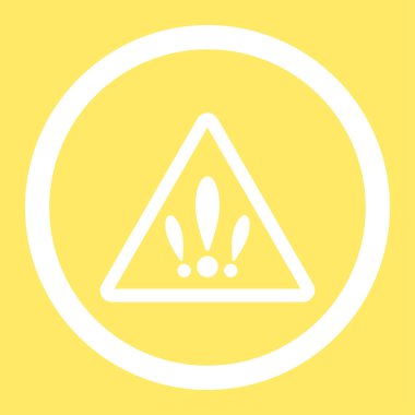 Birden fazla sorun yuvarlak vektör simgesi