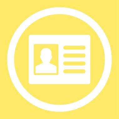 Hasta hesabı yuvarlak vektör simgesi