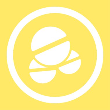 Tablet yuvarlak vektör simgesi