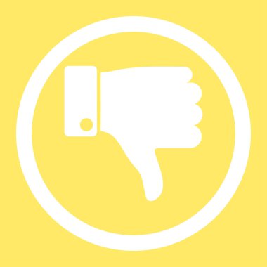 Yuvarlak vektör simgesi parmak