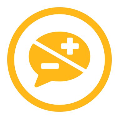 Bağımsız değişkenler yuvarlak vektör simgesi