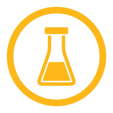 Şişesi yuvarlak vektör simgesi