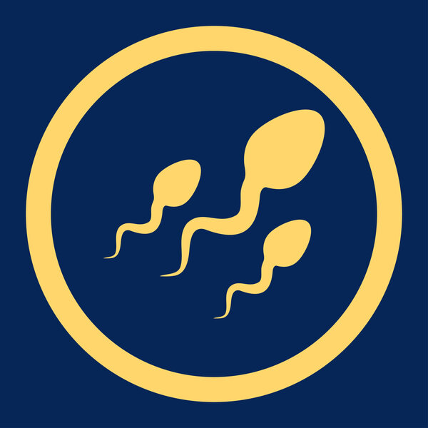 Sperm Rounded Vector Icon