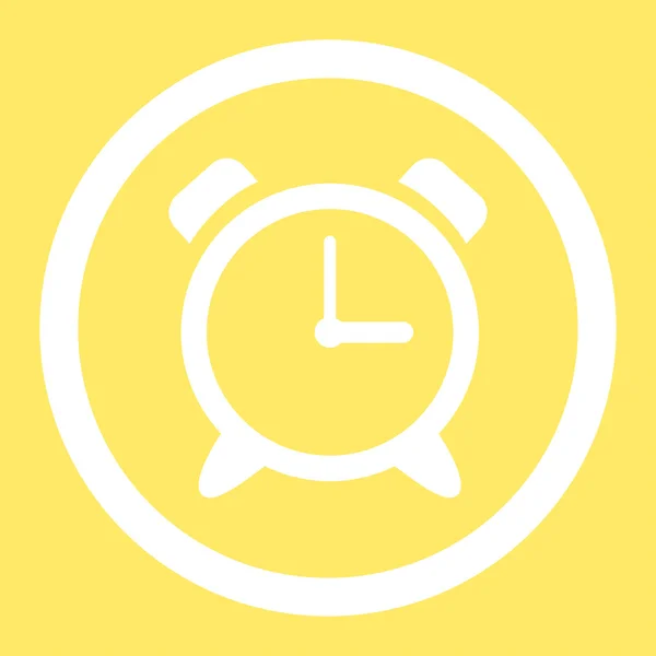 Reloj despertador redondeado Vector Icono — Vector de stock