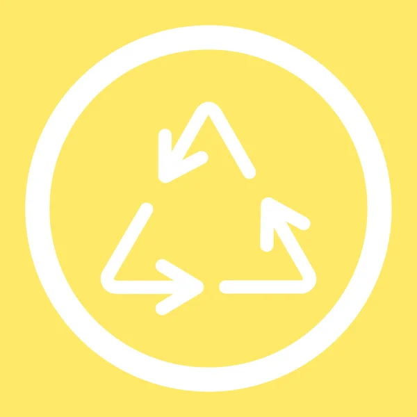 Recycle Pfeile abgerundeten Vektor-Symbol — Stockvektor