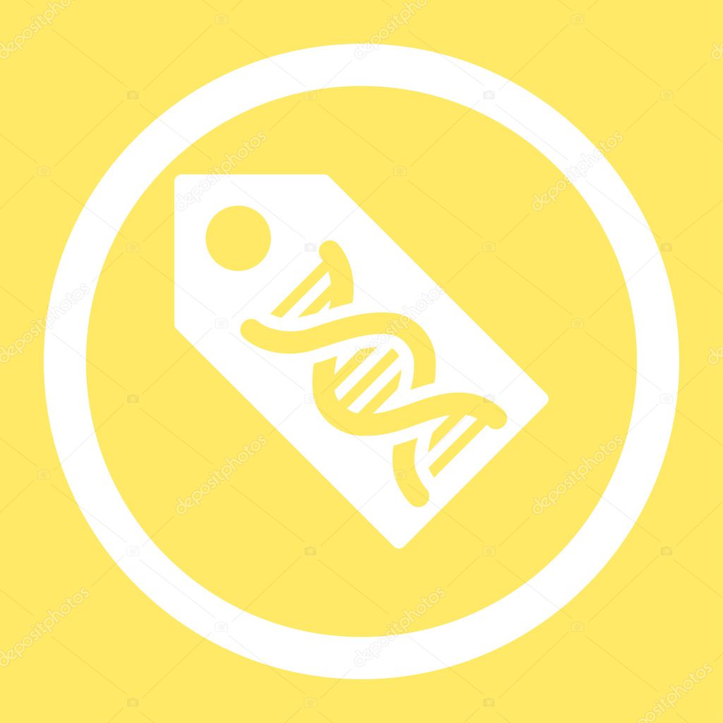 DNA Marker Rounded Vector Icon