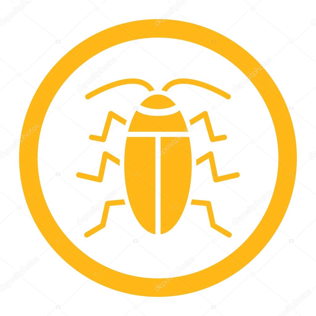 Cockroach Rounded Vector Icon