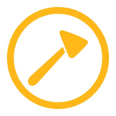 Nörolog çekiç yuvarlak vektör simgesi